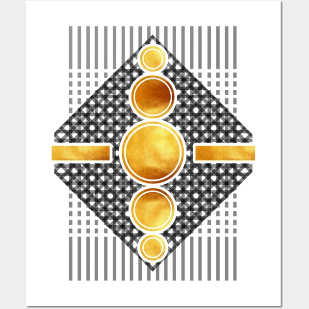 Art Deco Geometric Wall Art by StudioGrafiikka